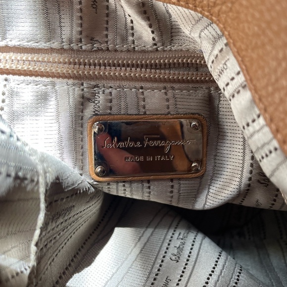 Salvatore Ferragamo Grained Leather Hobo Bag - Picture 7 of 9